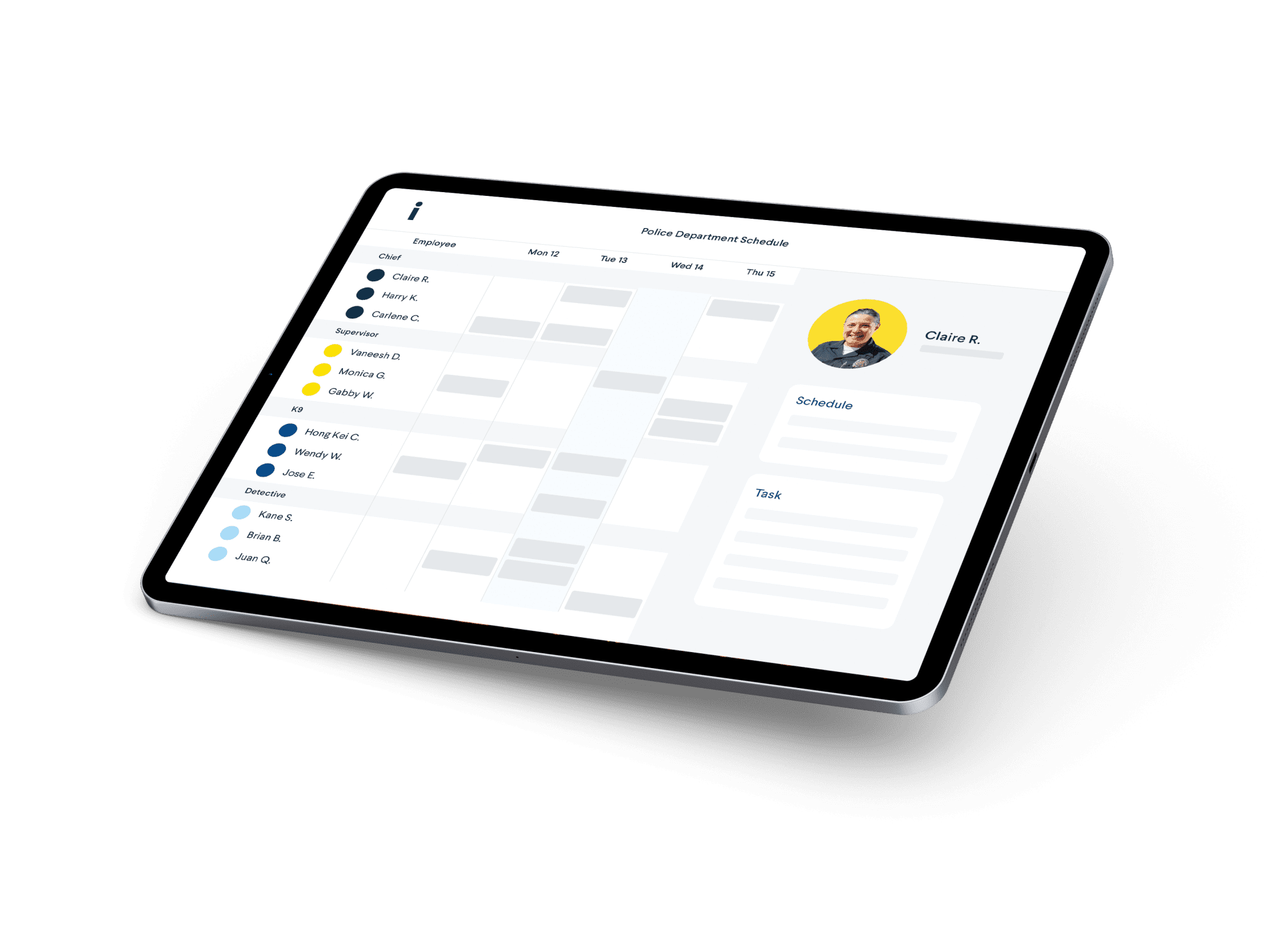 MEET INTIME SCHEDULING SOFTWARE FOR PUBLIC SAFETY visual data 4