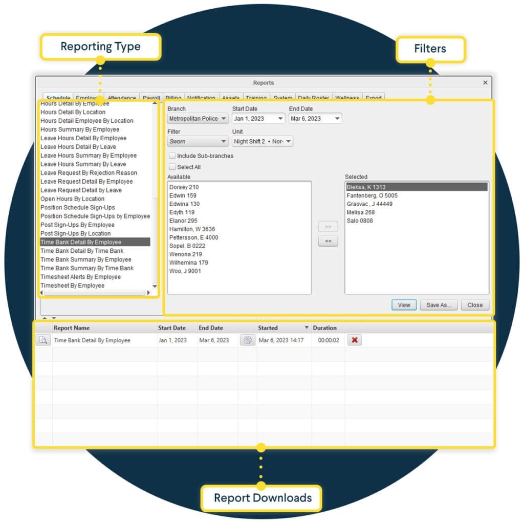 Report Base Reports and Dashboards | InTime