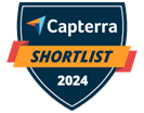 Capterra Shortlist badge